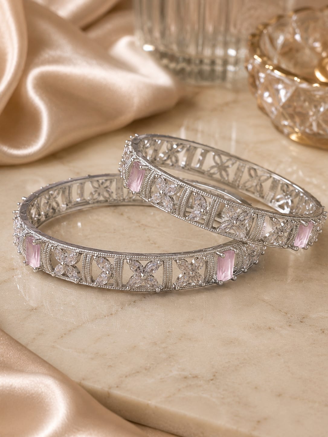 Crystal Luxe Bangles