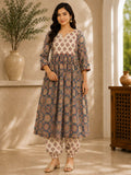 Printed Cotton Suit Set