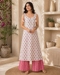 Soft Printed Kurti with Palazzo Set