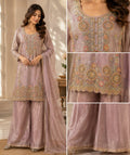 Premium Embroidered Elegant Suit Set with Dupatta